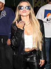 Los Angeles Hana Giraldo Leather Blazer