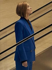 Ladies First 2026 Rosamund Pike Blue Blazer