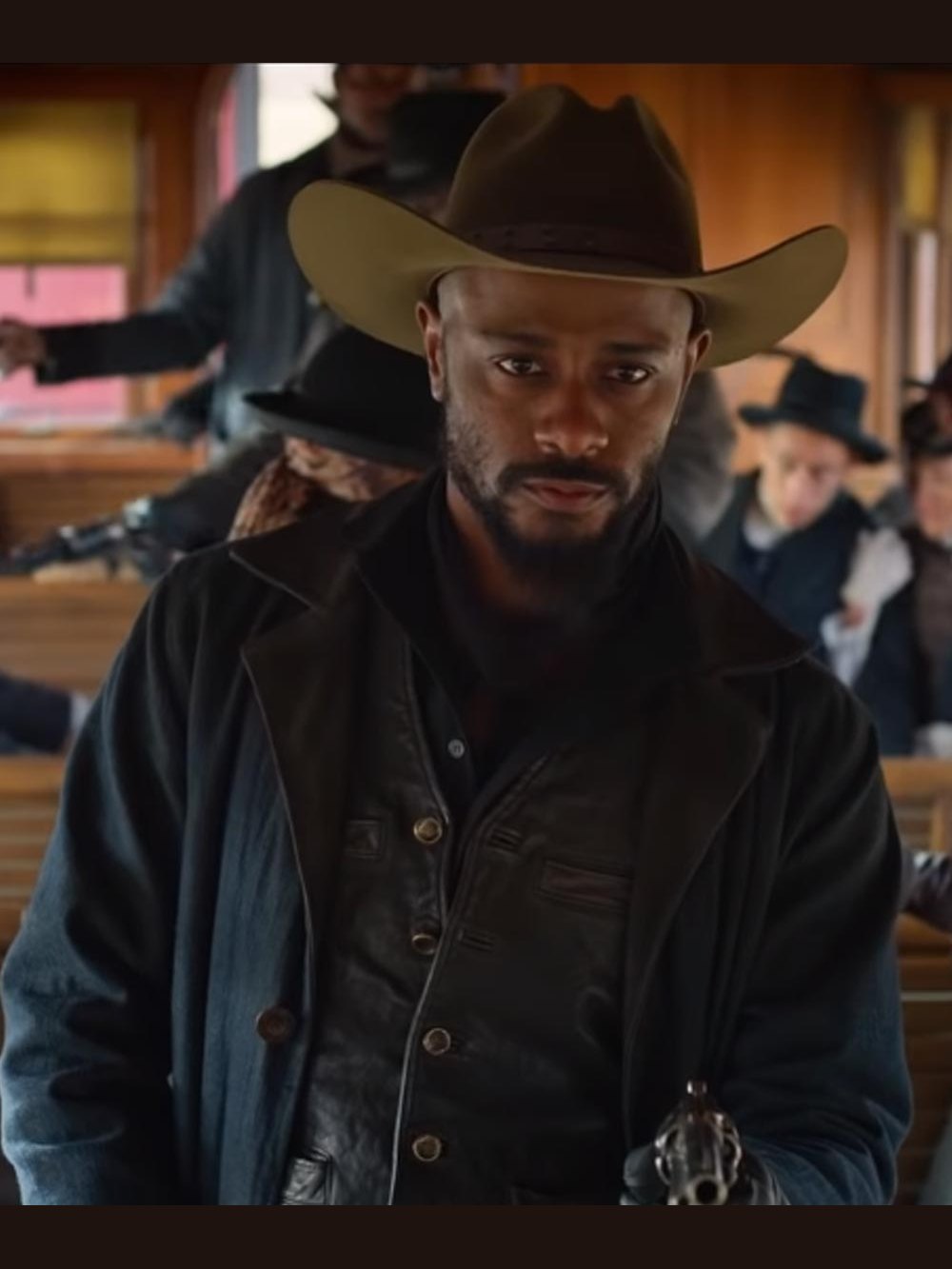 The Harder They Fall Cherokee Bill Grey Coat