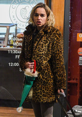 Last Christmas Emilia Clarke Fur Coat