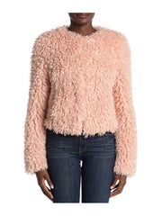 The Equalizer 2021 Delilah McCall Pink Fur Jacket