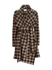 The Equalizer 2021 Melody Chu Houndstooth Coat