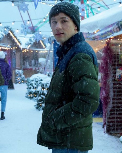 Locke and Key S02 Tyler Locke Green Puffer Jacket