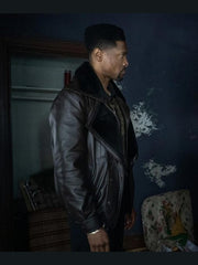 Power Book III Marvin Black Leather Jacket