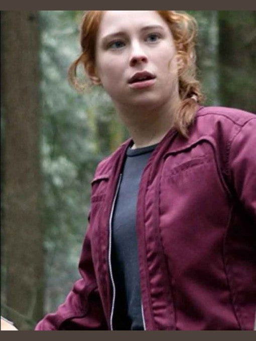 Lost In Space Penny Robinson Maroon Jacket