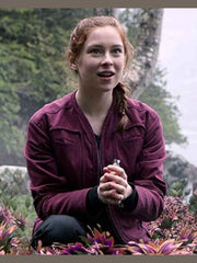 Lost In Space Penny Robinson Maroon Jacket