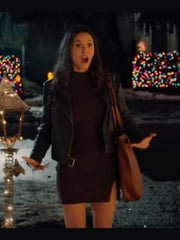 Love Hard Natalie Bauer Leather Jacket