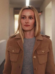 Love Story Sarah Pidgeon Brown Coat