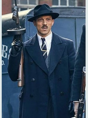 Peaky Blinders Mateo Black Long Trench Coat