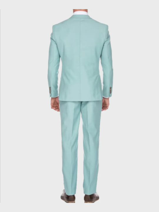 Mens Blue Slimfit Suit