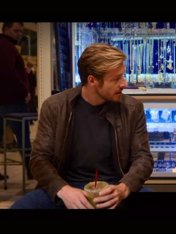 Luke Bracey Holidate Jackson Brown Jacket