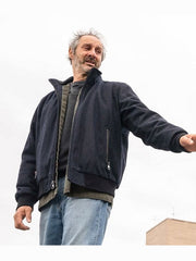 Manifest Richard Topol Blue Bomber Jacket