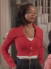 Black-ish Season 08 Diane Johnson Cropped Cardigan