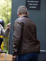 Sheriff Country Matt Lauria Leather Jacket
