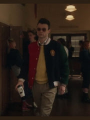 Max Wolfe Colorblock Varsity Jacket