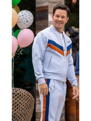 Me Time Mark Wahlberg White Tracksuit