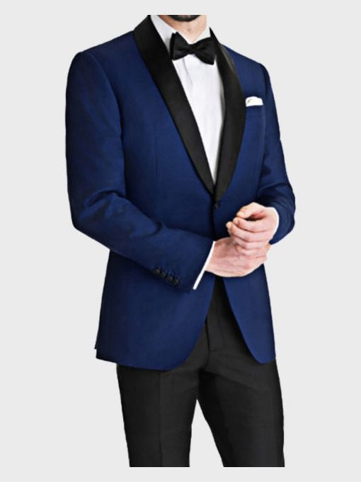 Mens Royal Blue Tuxedo
