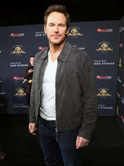 Mercy 2026 Chris Pratt Suede Leather Jacket