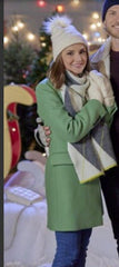 Tis the Season to be Merry Rachael leigh Cook Green Coat