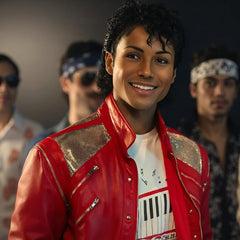 Michael 2026 Jaafar Jackson Leather Jacket