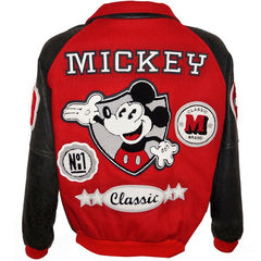 Michael Jackson Mickey Mouse Varsity Jacket