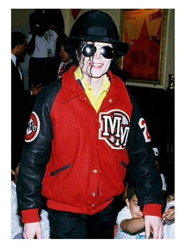 Michael Jackson Mickey Mouse Varsity Jacket