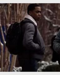 Tariq St Patrick Grey Shearling Jacket