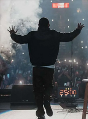 Mike Epps 2026 Black Bomber Jacket