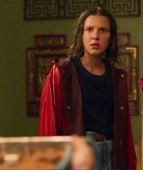 Stranger Things Season 04 Eleven Red Hooded Coat