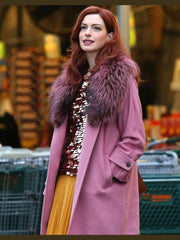 Anne Hathaway Modern Love Pink Lexi Coat