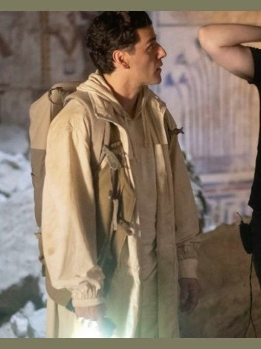 Moon Knight Oscar Isaac White Trench Coat