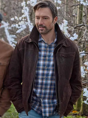 A Season To Blossom 2026 Carlo Marks Brown Leather Jacket