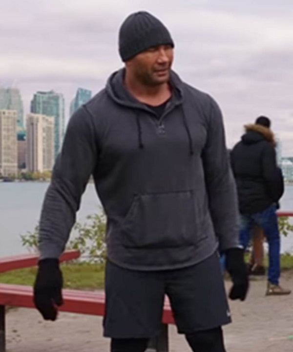 My Spy Dave Bautista Grey Hoodie