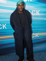 NYC 2026 Idris Elba Wool Coat