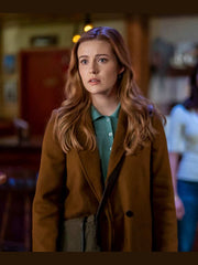 Kennedy McMann Nancy Drew Brown Coat