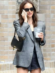 Good Sex Natalie Portman Grey Blazer