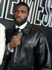 Nemesis 2026 Premiere Y’lan Noel Black Leather Jacket