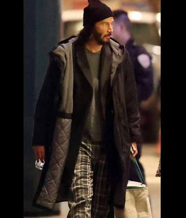 The Matrix 4 Keanu Reeves Hooded Coat