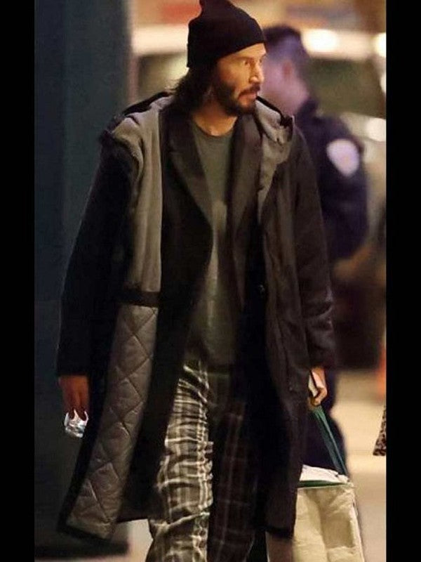 The Matrix 4 Keanu Reeves Hooded Coat