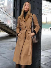 New York City 2026 Olivia Ponton Brown Coat