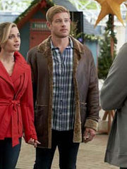 Nostalgic Christmas Trevor Donovan Shearling Jacket
