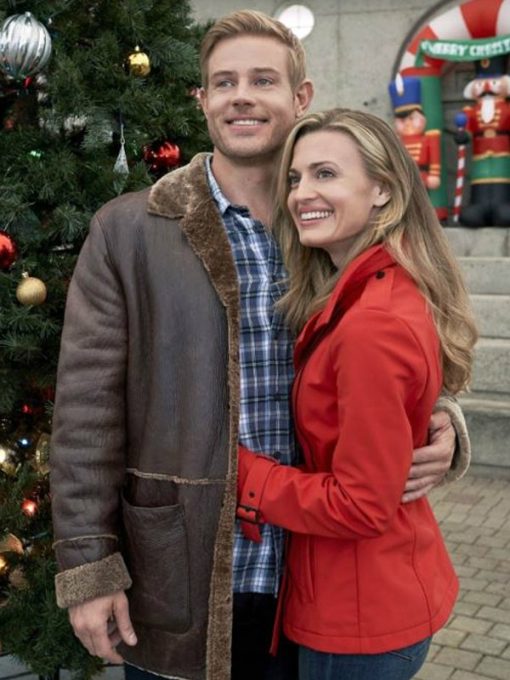 Nostalgic Christmas Trevor Donovan Shearling Jacket