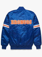 Ohio Denver Broncos Royal Blue Bomber Jacket