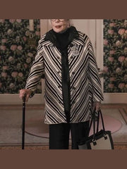 Only Murders in the Building Shirley MacLaine S2 Black White Coat