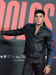 Idolos Oscar Casas Biker Leather Jacket