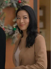 Partner Track Ingrid Yun Brown Blazer