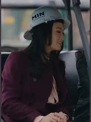 Partner Track Ingrid Yun Purple Coat