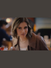 Partner Track 2022 Rachel Friedman Leather Coat