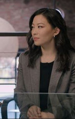 Partner Track Ingrid Yun Grey Blazer