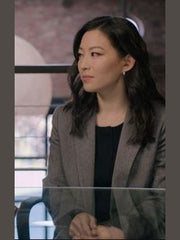 Partner Track Ingrid Yun Grey Blazer